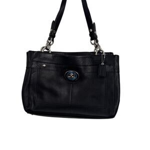 COACH Penelope Black Luxurious Leather Tote